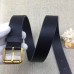 Gucci Black Bee Print Leather Belt With Square Buckle Gucci Black Bee Print Leather Belt With Square Buckle