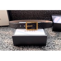 Men’s Gucci 449716 40mm Gucci Signature belt with Gold GG Buckle in Black Signature leather Men’s Gucci 449716 40mm Gucci Signature belt with Gold GG Buckle in Black Signature leather