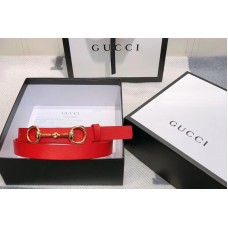 Women’s Gucci 230127 Leather belt 2cm in Red Leather