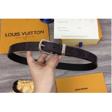 Louis Vuitton MP055U LV Ouest 30mm Belt Monogram Glaze leather strap
