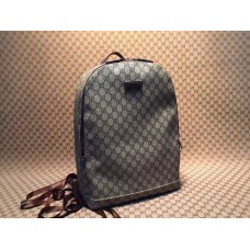 Gucci GG Supreme Canvas Backpack Grey Gucci GG Supreme Canvas Backpack Grey