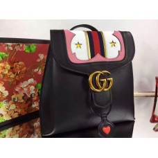 GUCCI GG Marmont leather backpack 432265 black GUCCI GG Marmont leather backpack 432265 black