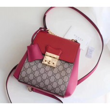 Gucci Padlock GG Supreme Backpack Bag 498194 Red 2017 Gucci Padlock GG Supreme Backpack Bag 498194 Red 2017