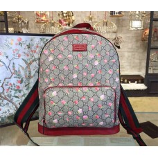 Gucci Tian GG Supreme backpack 408027 cherry Gucci Tian GG Supreme backpack 408027 cherry