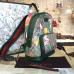 GUCCI SMALL TIAN GG SUPREME BACKPACK 427042 GREEN GUCCI SMALL TIAN GG SUPREME BACKPACK 427042 GREEN