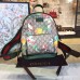 GUCCI SMALL TIAN GG SUPREME BACKPACK 427042 GREEN GUCCI SMALL TIAN GG SUPREME BACKPACK 427042 GREEN