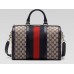 Gucci Vintage Web Medium Boston Bag 247205 Beige /Black Gucci Vintage Web Medium Boston Bag 247205 Beige /Black