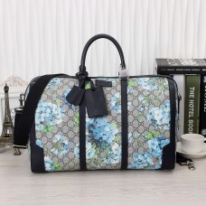 Gucci GG Blue Blooms Medium Duffle Bag 406380(742106) Gucci GG Blue Blooms Medium Duffle Bag 406380(742106)