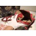 Gucci tian GG supreme boston bag 409529 Red Gucci tian GG supreme boston bag 409529 Red