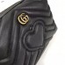 Gucci GG Marmont Cosmetic Case Bag 476165 Black 2017 Gucci GG Marmont Cosmetic Case Bag 476165 Black 2017