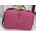 Gucci GG Marmont Cosmetic Case Bag 476165 Pink 2017 Gucci GG Marmont Cosmetic Case Bag 476165 Pink 2017