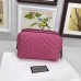 Gucci GG Marmont Cosmetic Case Bag 476165 Pink 2017 Gucci GG Marmont Cosmetic Case Bag 476165 Pink 2017