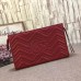 Gucci GG calfskin Clutch 448450  red (kdl-7142)