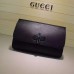 Gucci Bamboo Daily leather clutch 387220 2016 in black