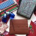 Gucci leather studded pouch 427003 brown Gucci leather studded pouch 427003 brown