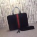 Gucci web band canvas slim briefcase 387102 Gucci web band canvas slim briefcase 387102