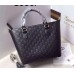 Gucci Signature leather tote 432124 black Gucci Signature leather tote 432124 black