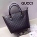 Gucci Signature leather tote 432124 black Gucci Signature leather tote 432124 black