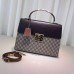 gucci Padlock GG Supreme top handle bag 432674 black gucci Padlock GG Supreme top handle bag 432674 black