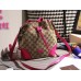 Gucci original gg canvas bucket bag fushia