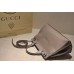 Gucci Bamboo Daily leather top handle bag 392013 Gray
