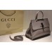 Gucci Bamboo Daily leather top handle bag 392013 Gray