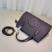 Gucci Soho leather top handle bag 431571 black Gucci Soho leather top handle bag 431571 black