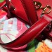Gucci Zumi Smooth Leather Medium Top Handle Bag 564714 Red 2019