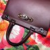 Gucci Zumi Smooth Leather Medium Top Handle Bag 564714 Burgundy 2019
