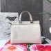 Gucci Zumi Grainy Leather Medium Top Handle Bag 564714 White 2019