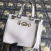 Gucci Zumi Grainy Leather Small Top Handle Bag 569712 White 2019 Gucci Zumi Grainy Leather Small Top Handle Bag 569712 White 2019