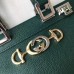 Gucci Zumi Grainy Leather Small Top Handle Bag 569712 Green 2019
