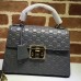 GUCCI PADLOCK SINATURE TOP HANDLE BAG 453188 GREY 2017 GUCCI PADLOCK SINATURE TOP HANDLE BAG 453188 GREY 2017