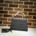 GUCCI PADLOCK SINATURE TOP HANDLE BAG 453188 GREY 2017 GUCCI PADLOCK SINATURE TOP HANDLE BAG 453188 GREY 2017