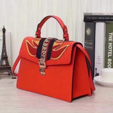 Gucci Sylvie Gucci Signature bag 431665 Red(KDL-722505) Gucci Sylvie Gucci Signature bag 431665 Red(KDL-722505)