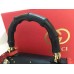 Gucci Limited Edition New Bamboo Python Top Handle Bag Black/Red
