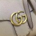 GUCCI GG MARMONT LEATHER TOP HANDLE 421890 GREY 2017 GUCCI GG MARMONT LEATHER TOP HANDLE 421890 GREY 2017