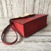 Gucci Calfskin Moth Medium Top Handle Bag 488691 Red 2017 Gucci Calfskin Moth Medium Top Handle Bag 488691 Red 2017