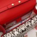 Gucci Ottilia Calfskin Leather Small Top Handle 488715 Red 2017
