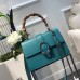 Gucci  Dionysus grained leather top handle bag 448075 Green (SuperM-71923)