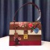 Gucci cat lock leather top handle bag 421998 Brown Gucci cat lock leather top handle bag 421998 Brown