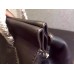 Gucci lady tassel leather top handle bag In Black 354469
