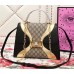 Gucci GG Supreme And Leather Top Handle Bag 476435 Black/Gold 2017 Gucci GG Supreme And Leather Top Handle Bag 476435 Black/Gold 2017