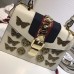 Gucci Sylvie Metal Animal Insects Studs Leather Top Handle Mini Bag 470270 White 2017 Gucci Sylvie Metal Animal Insects Studs Leather Top Handle Mini Bag 470270 White 2017