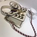 Gucci Sylvie Metal Animal Insects Studs Leather Top Handle Mini Bag 470270 White 2017 Gucci Sylvie Metal Animal Insects Studs Leather Top Handle Mini Bag 470270 White 2017