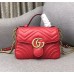 Gucci GG Marmont Mini Top Handle Bag 547260 Red Gucci GG Marmont Mini Top Handle Bag 547260 Red