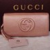 Gucci Soho leather clutch 336753 Rose Beige