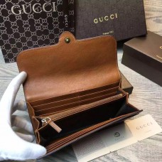 Gucci Lady Web leather continental wallet 382274 Brown Gucci Lady Web leather continental wallet 382274 Brown