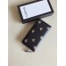 Gucci Bee Star Leather Zip Around Wallet 495062 2017 Gucci Bee Star Leather Zip Around Wallet 495062 2017