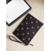 Gucci Bee Star Leather Pouch 495066 2017 Gucci Bee Star Leather Pouch 495066 2017